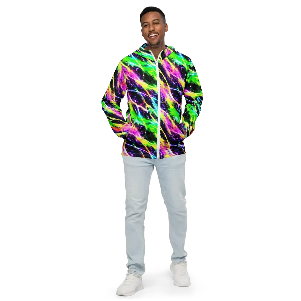 Chromatic Surge on Men's Windbreaker — Front