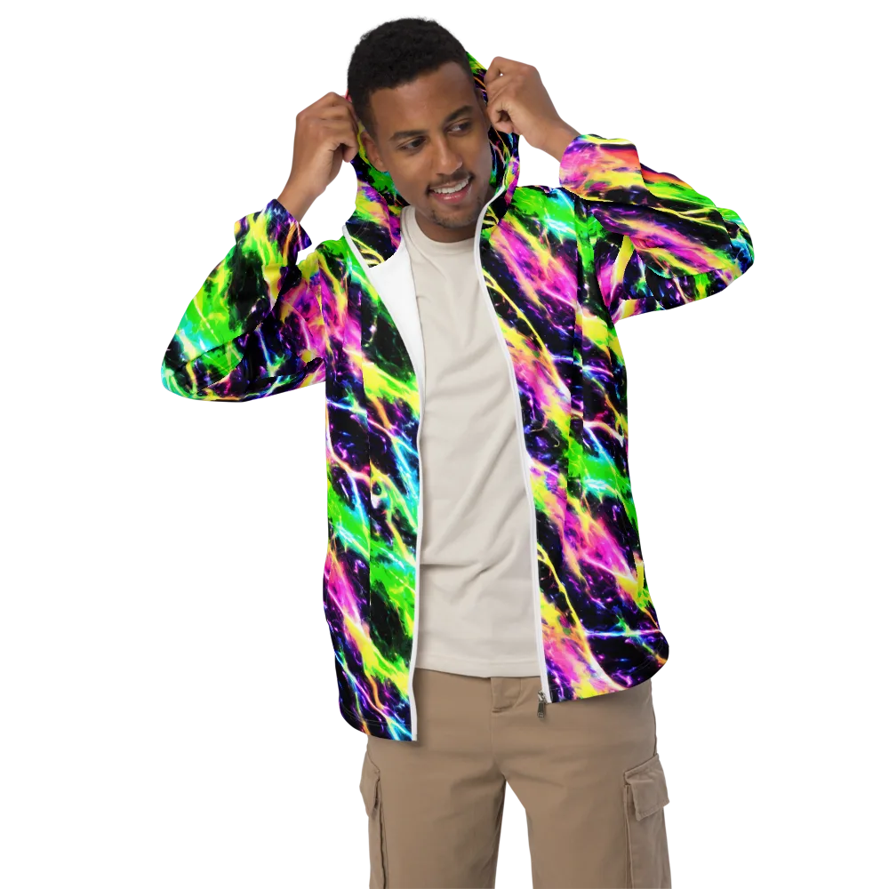 Chromatic Surge on Men's Windbreaker — Front