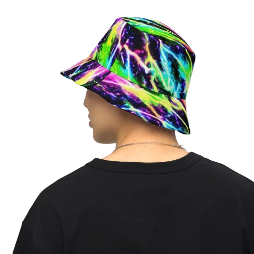 Chromatic Surge on a Reversible Bucket Hat