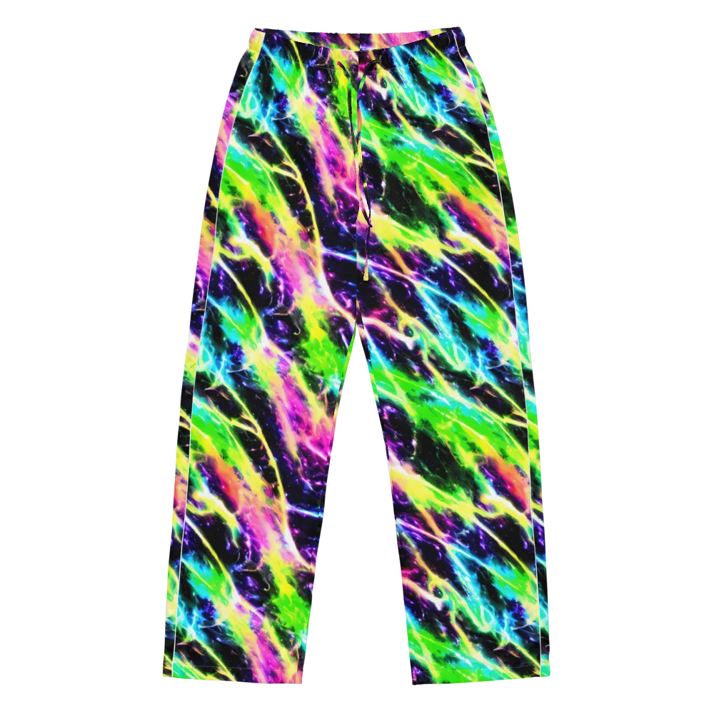 Chromatic Surge on Women's Pajama Pants — Front