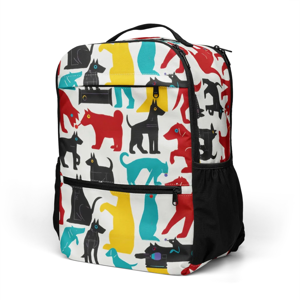 Chromatic Canines on Utility Backpack — Left Front