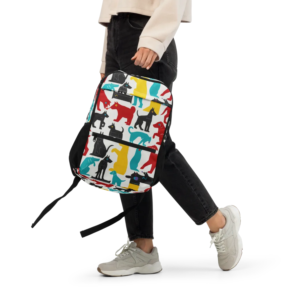 Chromatic Canines on Utility Backpack — Front