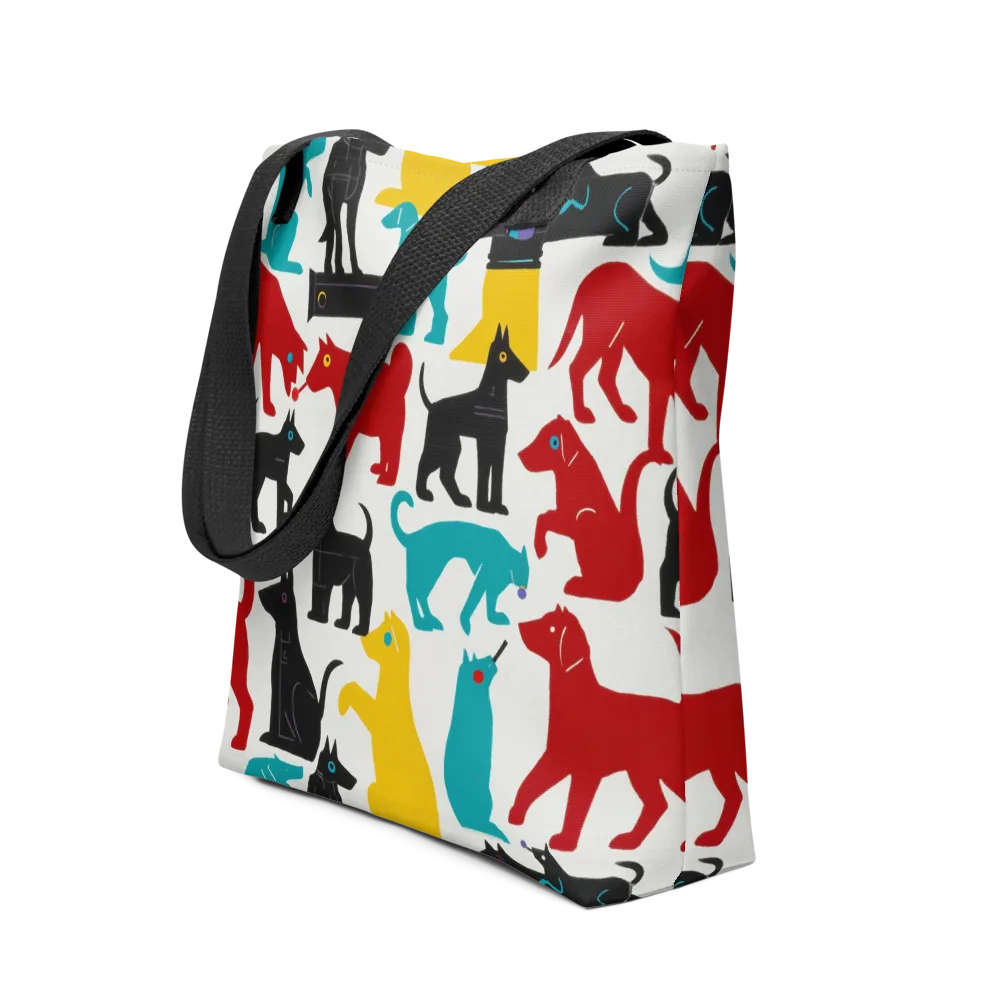 Chromatic Canines on Tote Bag — Front