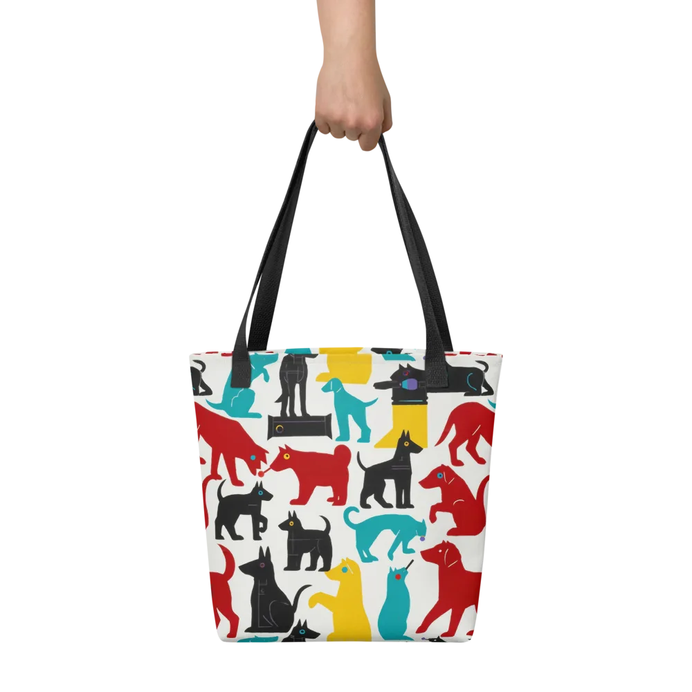 Chromatic Canines on Tote Bag — Front