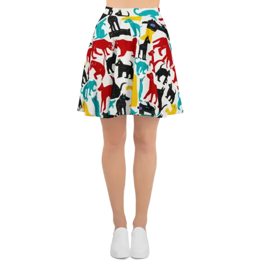 Chromatic Canines on a Skater Skirt