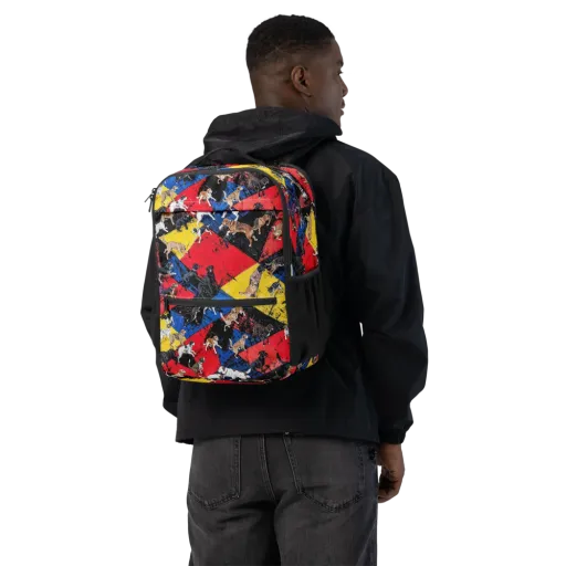 Canine Color Riot on a Utility Backpack