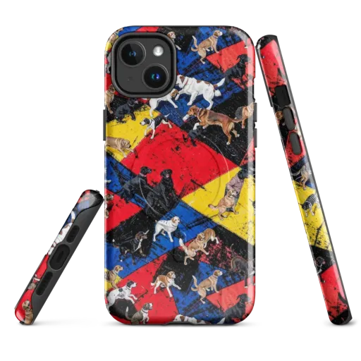 Canine Color Riot on a MagSafe Tough Case for iPhone®