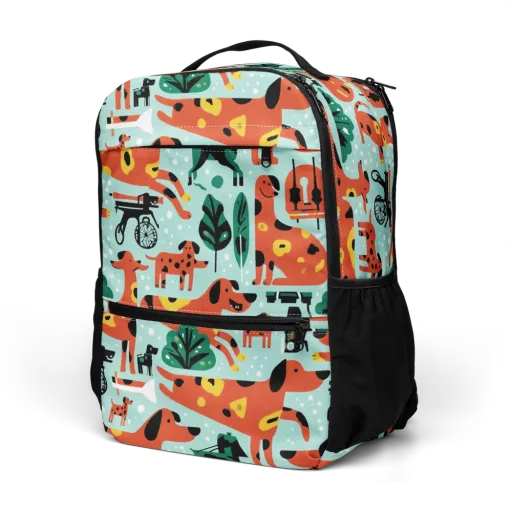 Dachshund Daydream on a Utility Backpack
