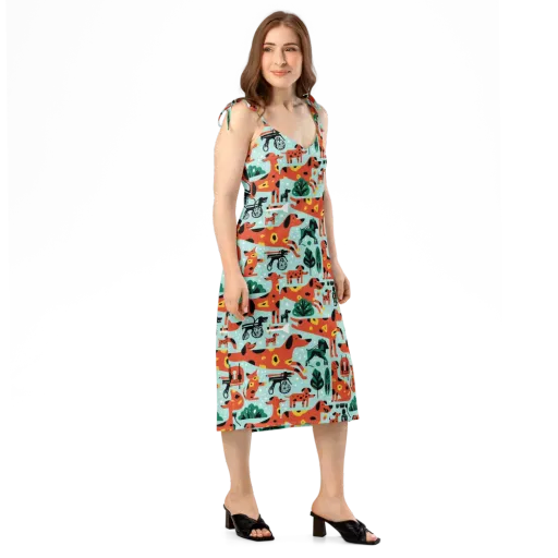 Dachshund Daydream on a Slip Dress
