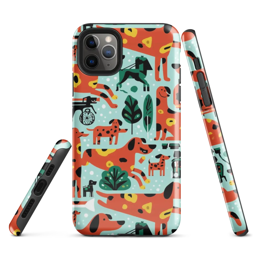 Dachshund Daydream on Tough Case for iPhone® — Front