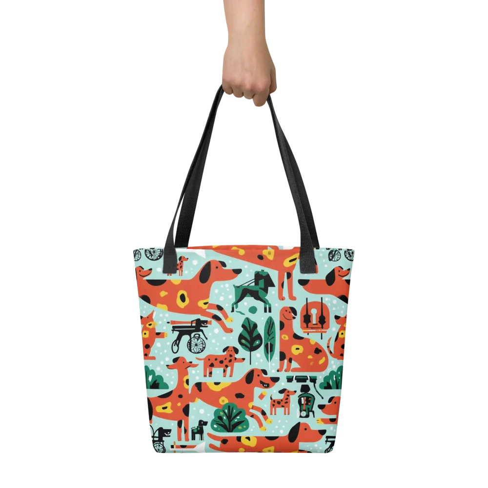 Dachshund Daydream on Tote Bag — Front