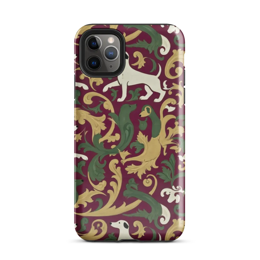 Acanthus Hounds on Tough Case for iPhone® — Front