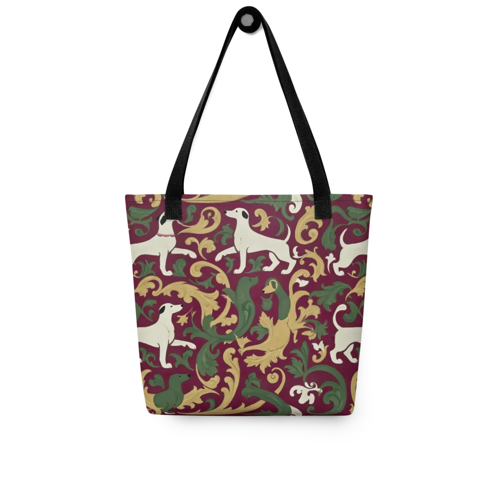 Acanthus Hounds on Tote Bag — Front