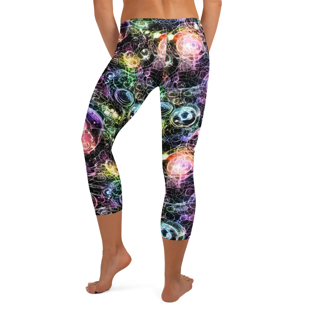 Cosmic Glass on Capri Leggings — Back