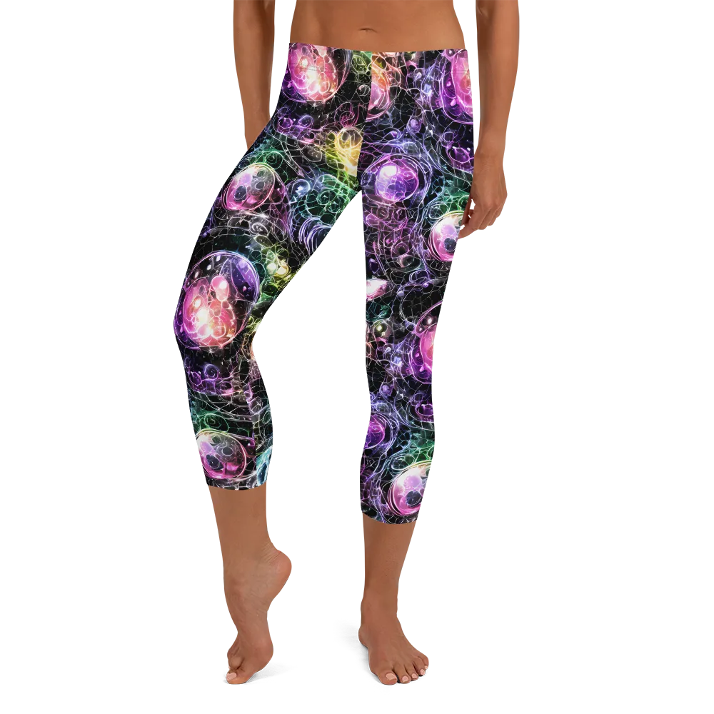 Cosmic Glass on Capri Leggings — Front