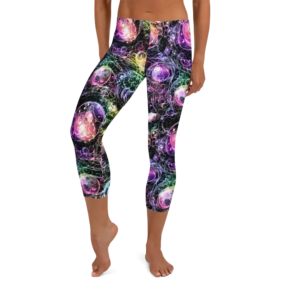 Cosmic Glass on Capri Leggings — Front