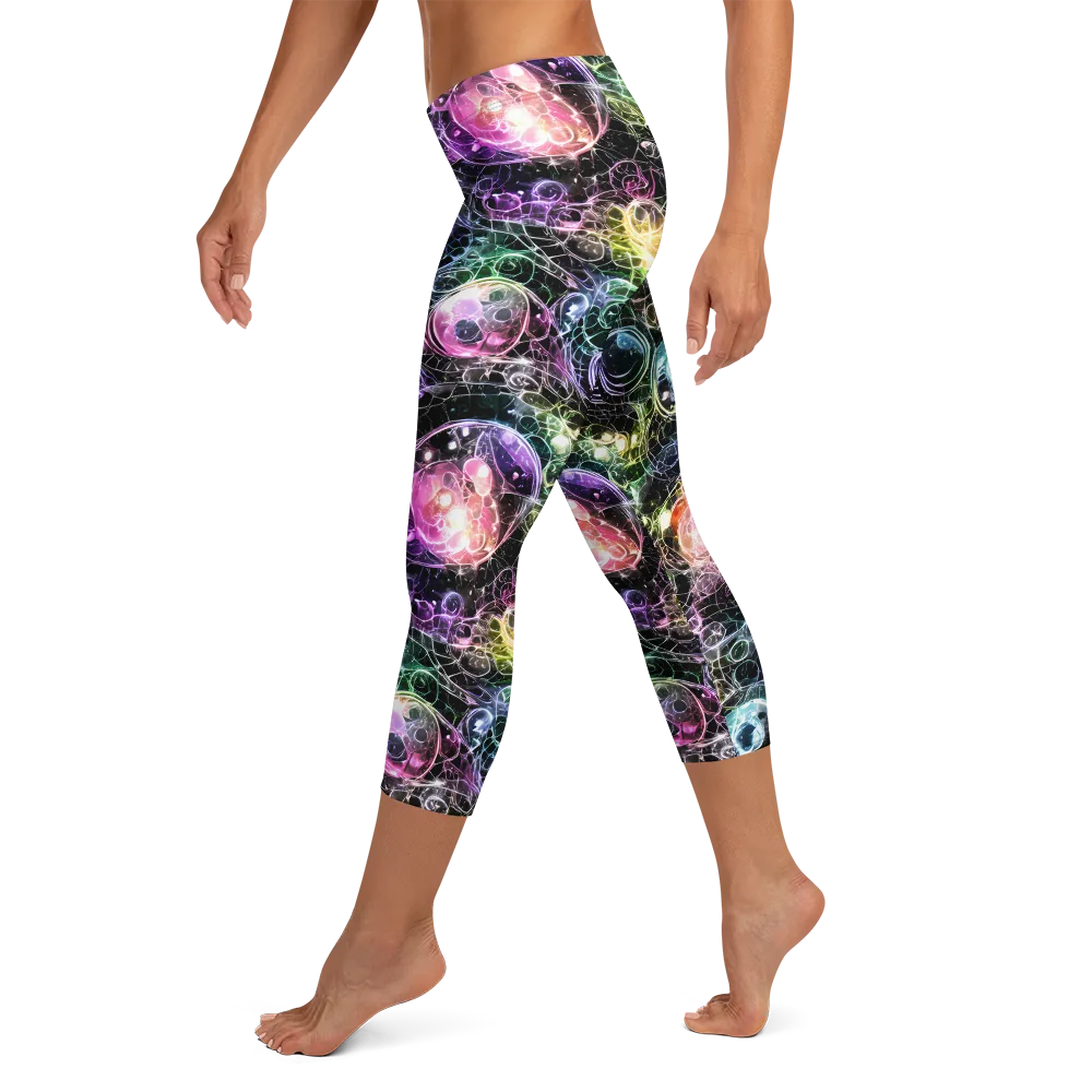 Cosmic Glass on Capri Leggings — Left