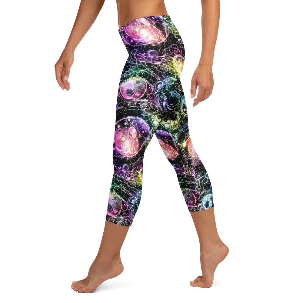 Cosmic Glass on Capri Leggings — Left
