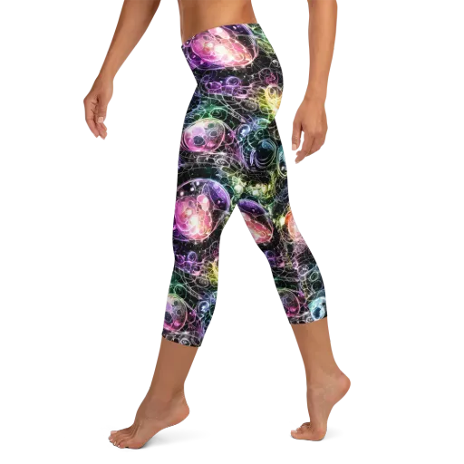 Cosmic Glass on a Capri Leggings