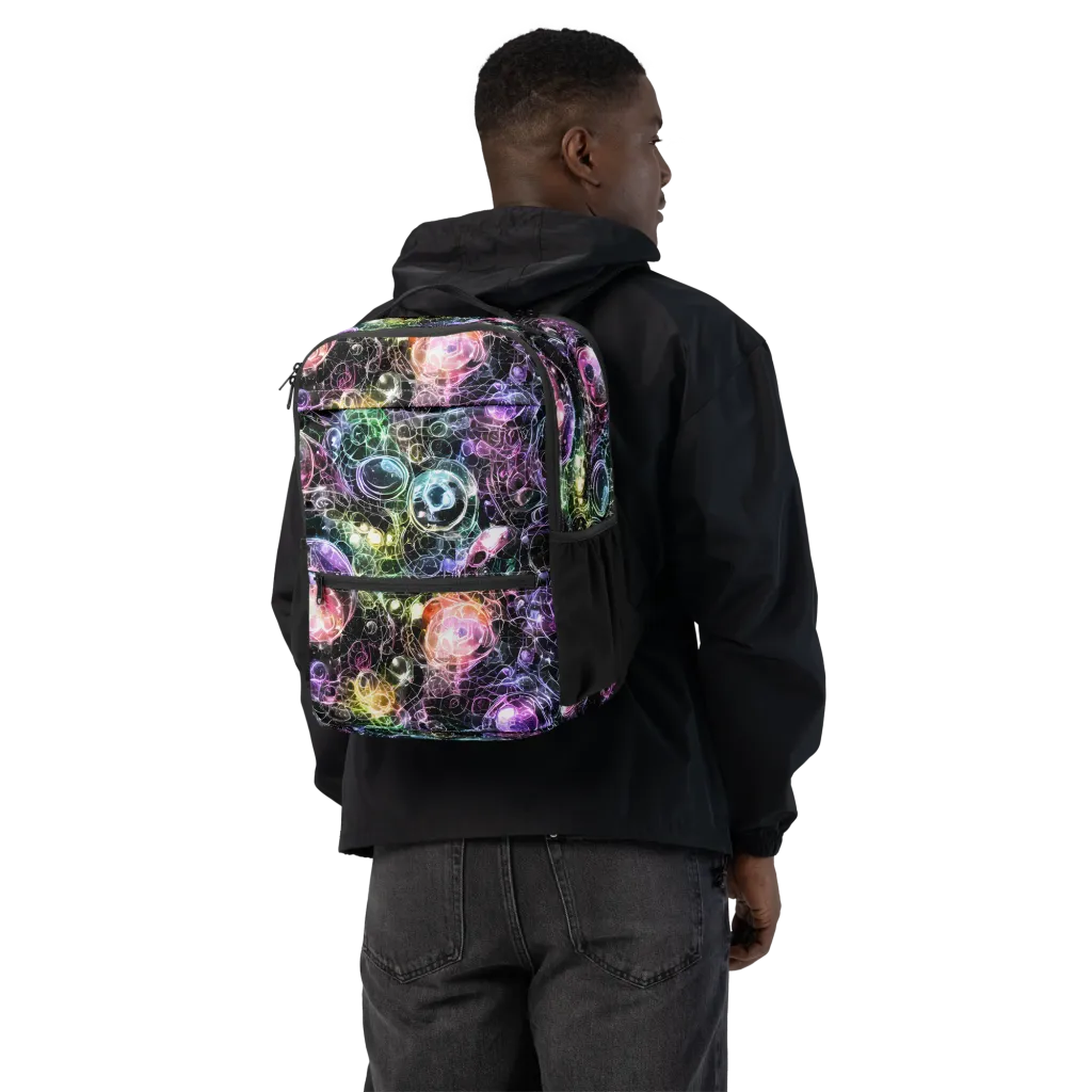 Cosmic Glass on Utility Backpack — Back