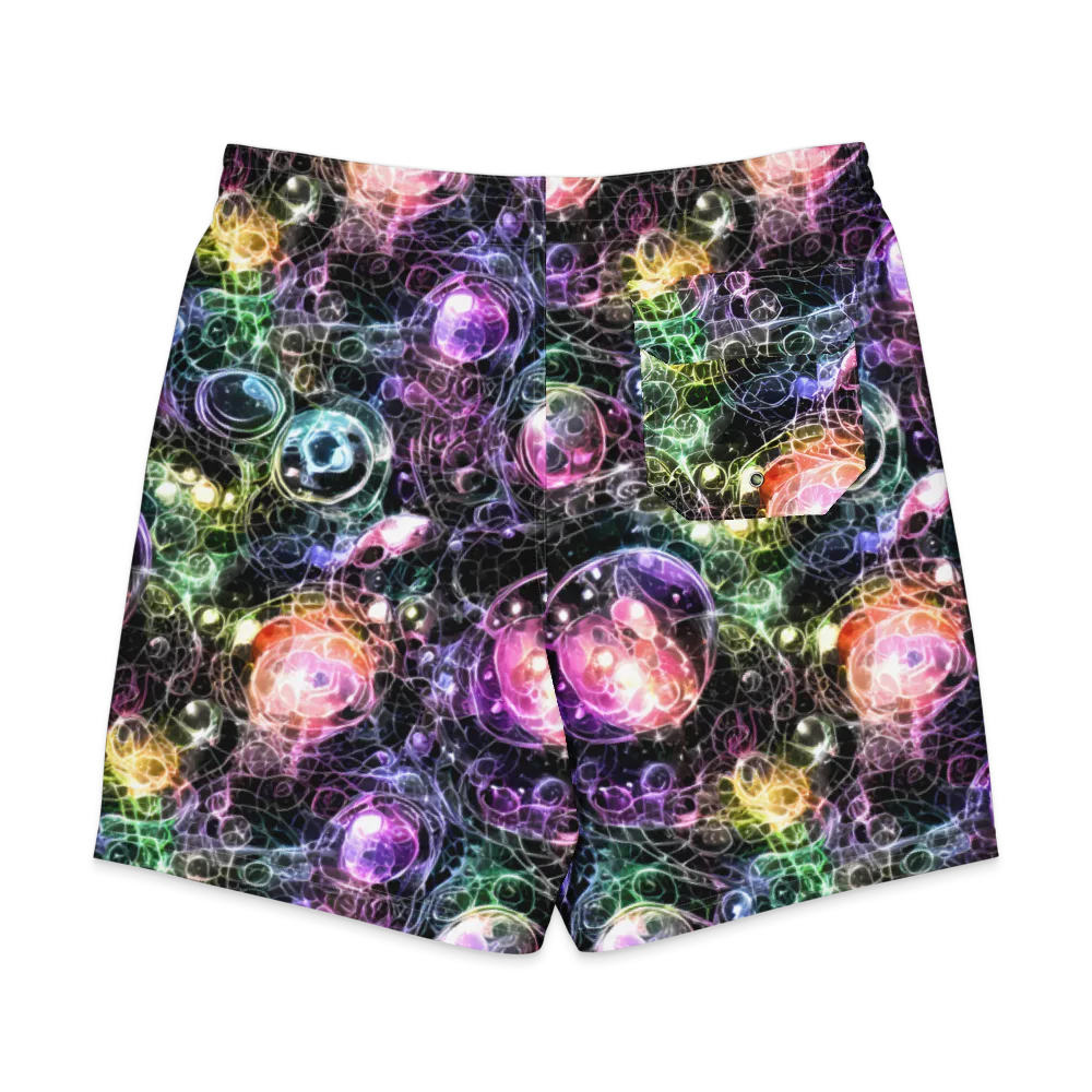 Cosmic Glass on Men's Board Shorts — Back