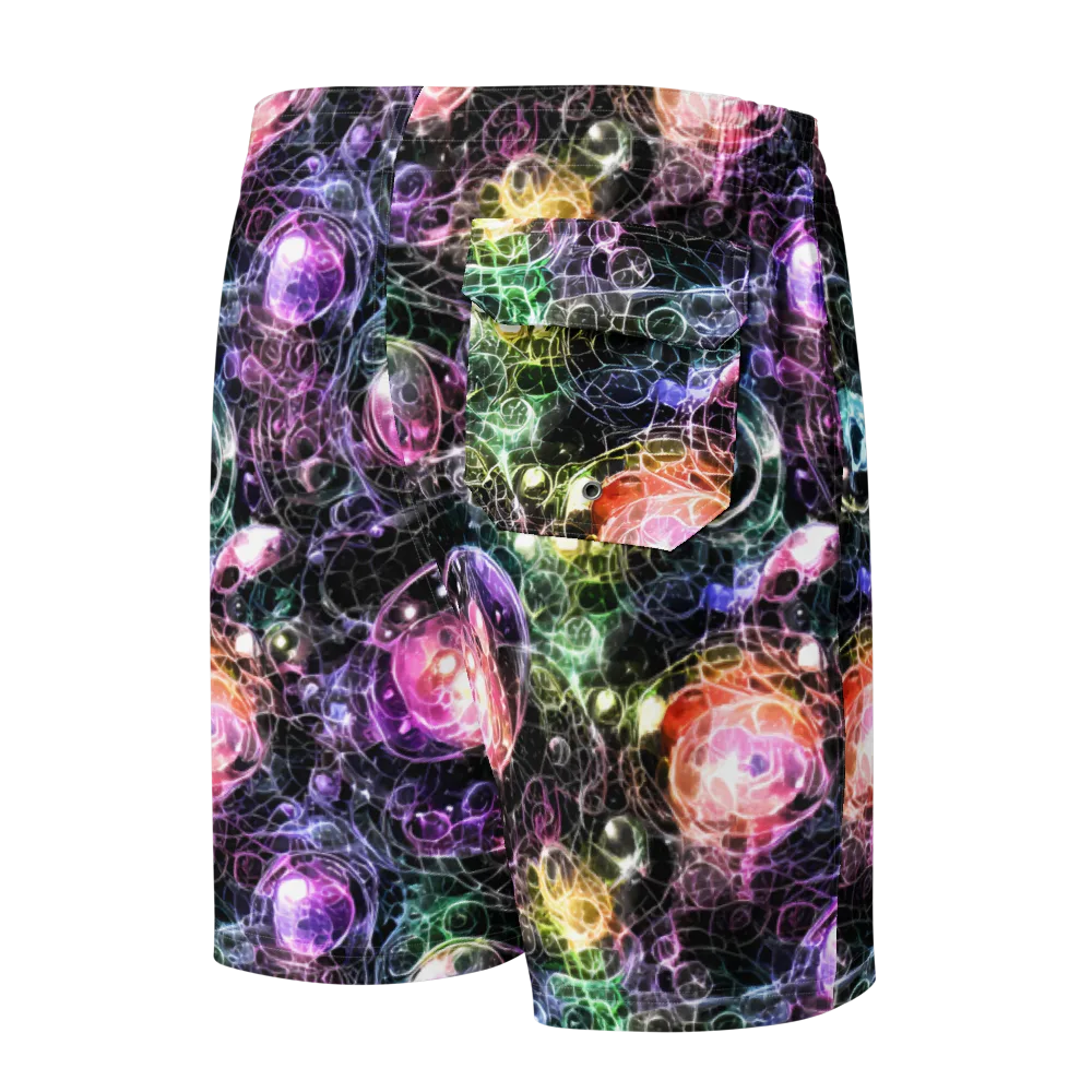 Cosmic Glass on Men's Board Shorts — Back