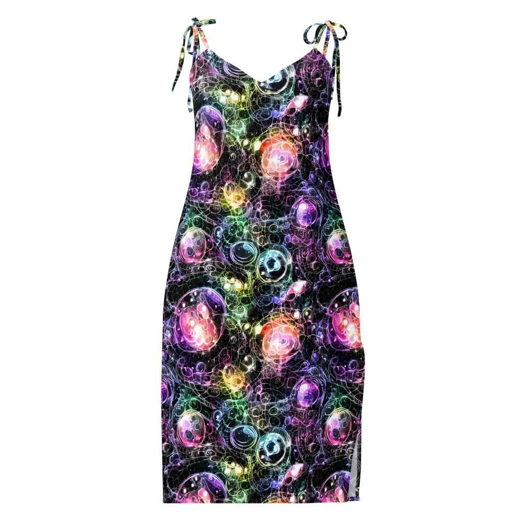 Cosmic Glass on Slip Dress — Front