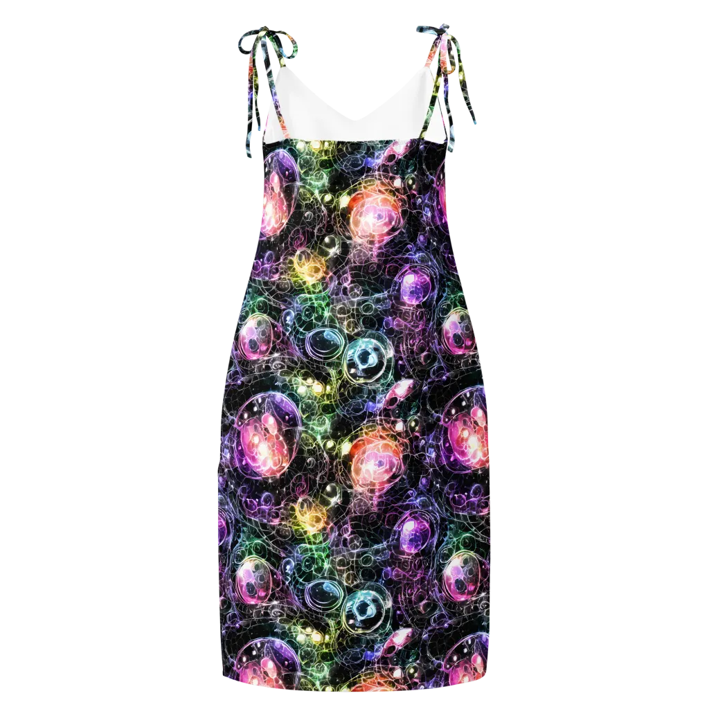 Cosmic Glass on Slip Dress — Back