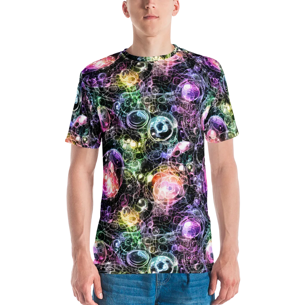 Cosmic Glass on Men's Crew Neck T-Shirt — Front