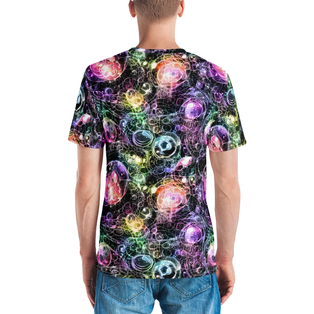 Cosmic Glass on Men's Crew Neck T-Shirt — Back