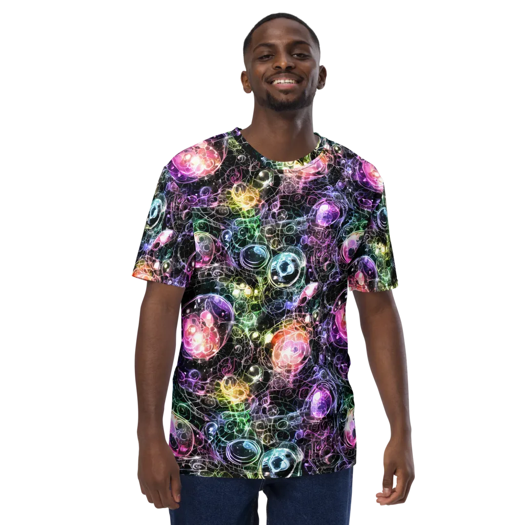 Cosmic Glass on Men's Crew Neck T-Shirt — Front