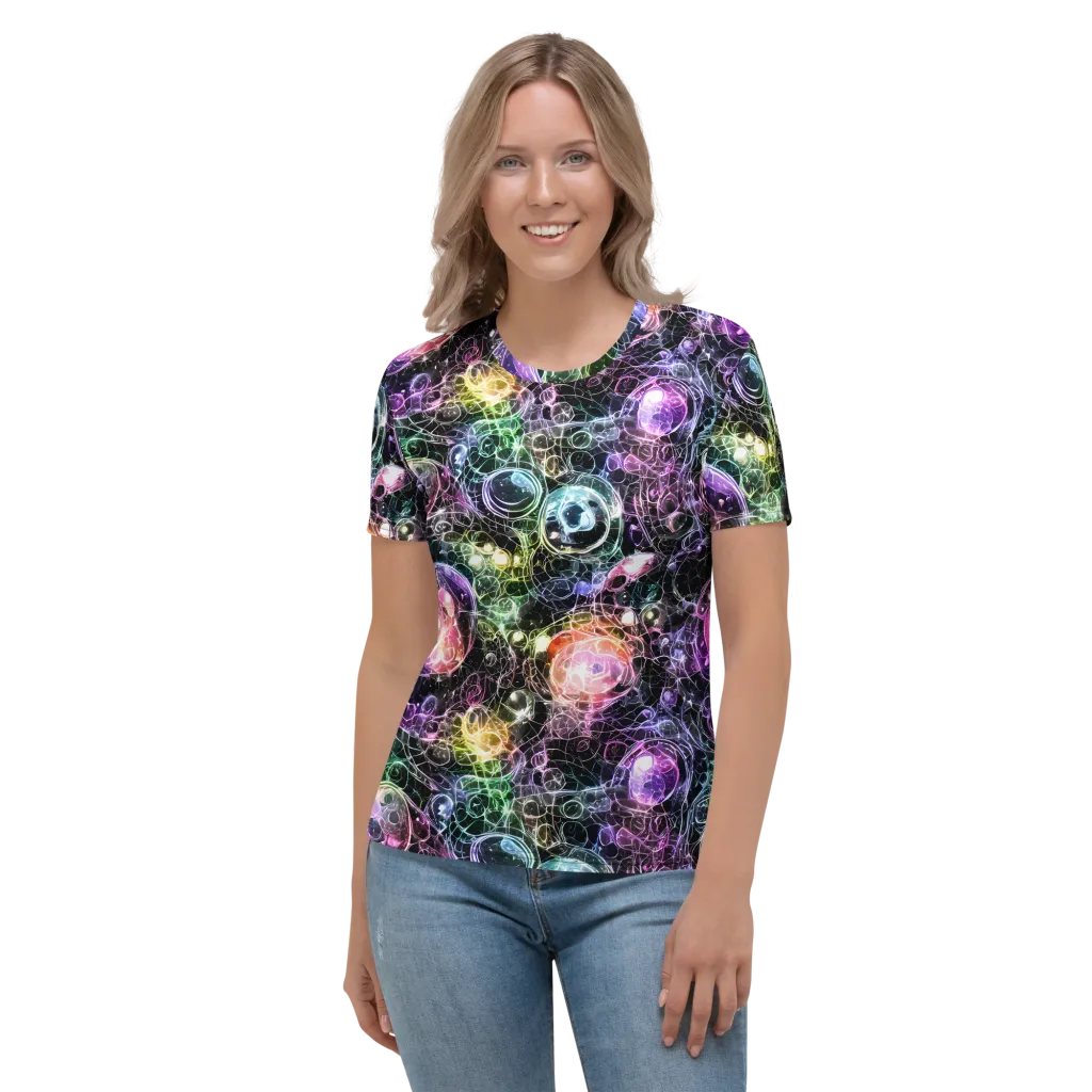 Cosmic Glass on Women's Crew Neck T-Shirt — Front