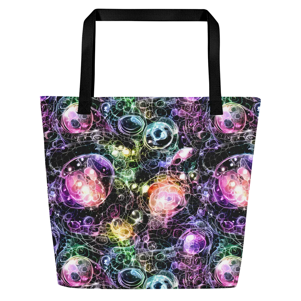 Cosmic Glass on Large Tote Bag W/ Pocket — Front