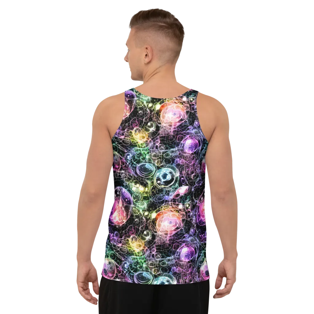Cosmic Glass on Men's Tank Top — Back