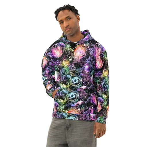 Cosmic Glass on a Cotton Hoodie