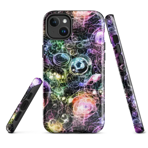 Cosmic Glass on a MagSafe Tough Case for iPhone®