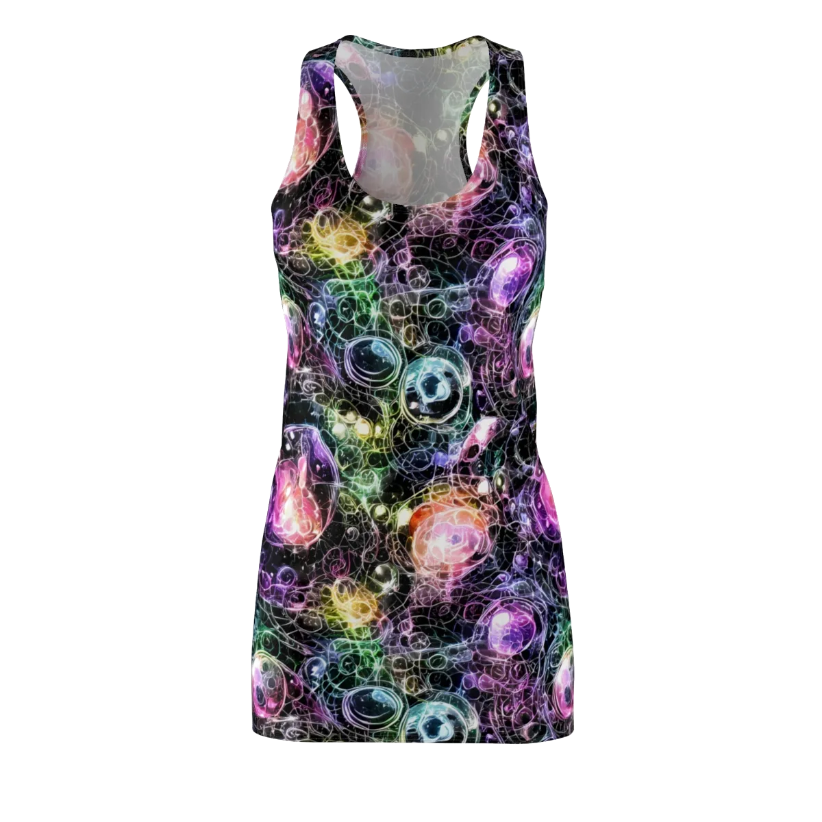 Cosmic Glass on Racerback Dress — Front
