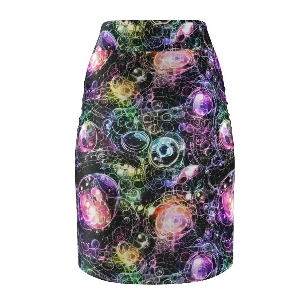 Cosmic Glass on Pencil Skirt — Back