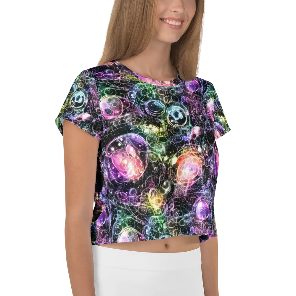 Cosmic Glass on Crop Tee — Right