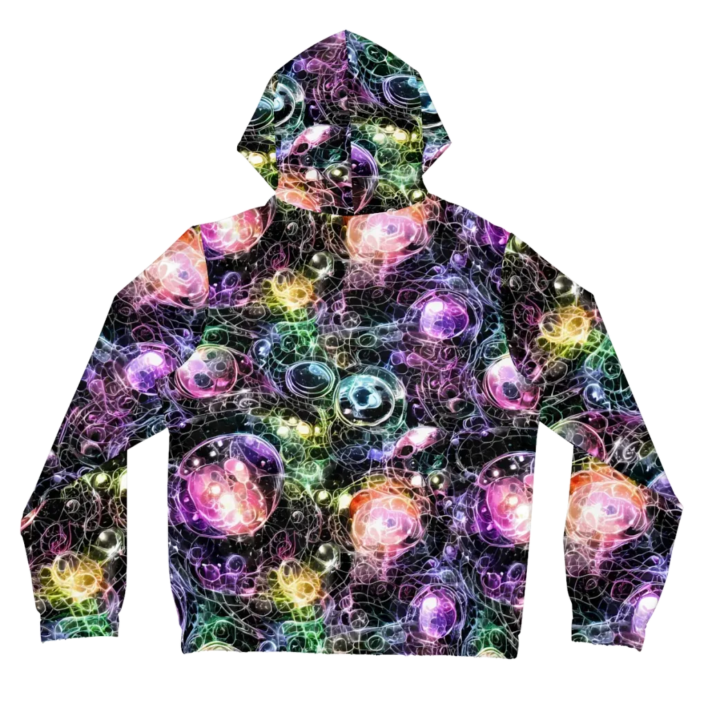 Cosmic Glass on Women's Full-Zip Hoodie — Back