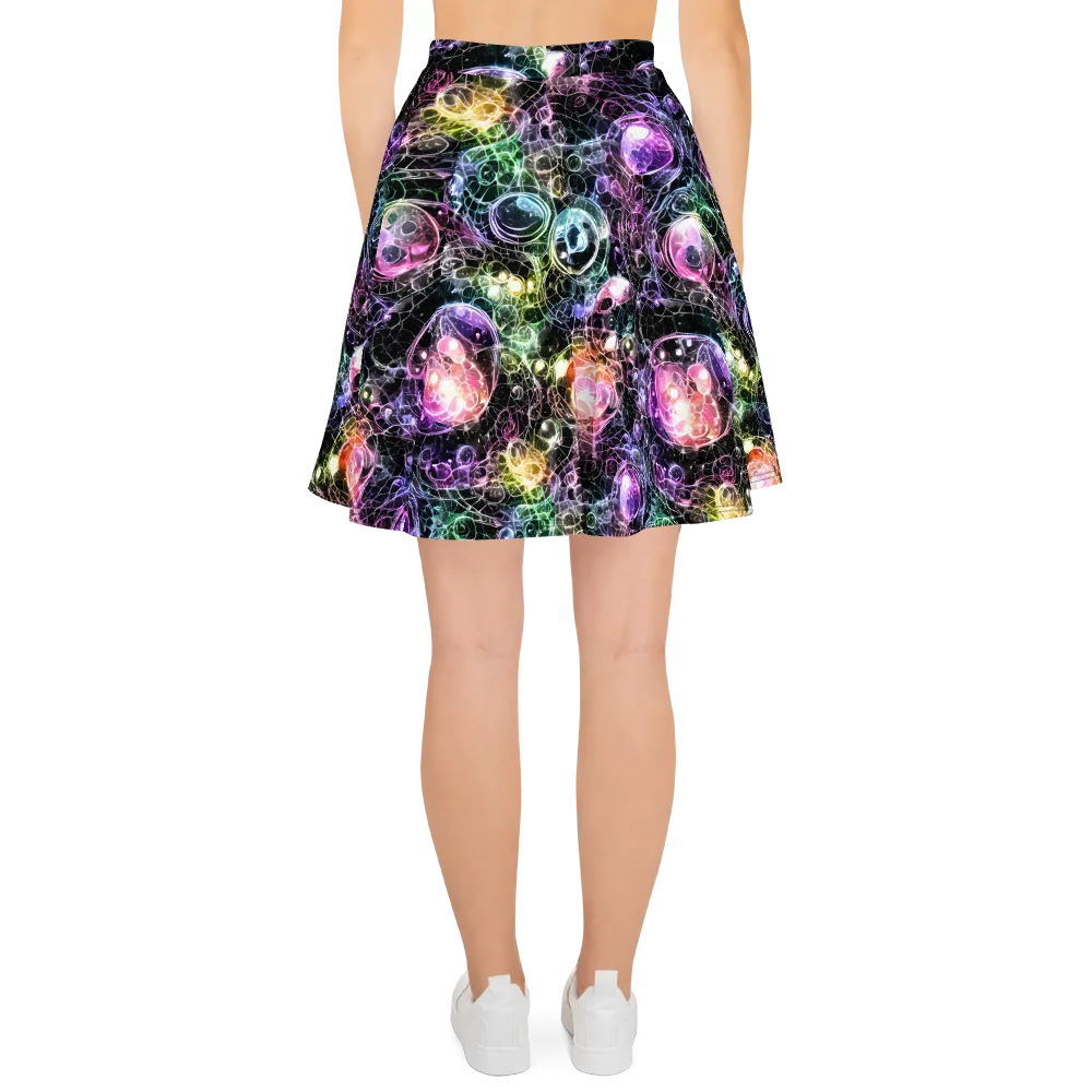 Cosmic Glass on Skater Skirt — Back