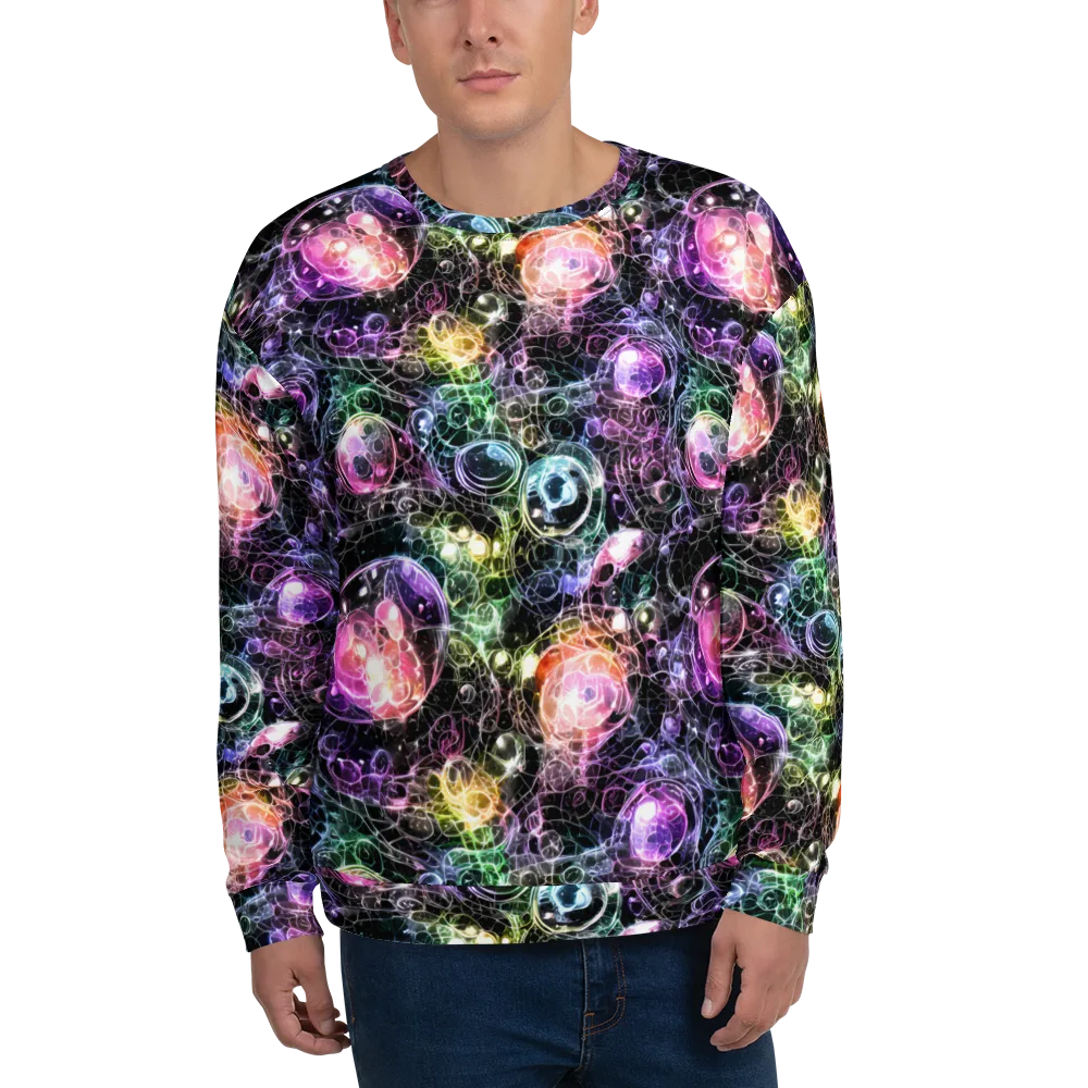 Cosmic Glass on Sweatshirt — Front