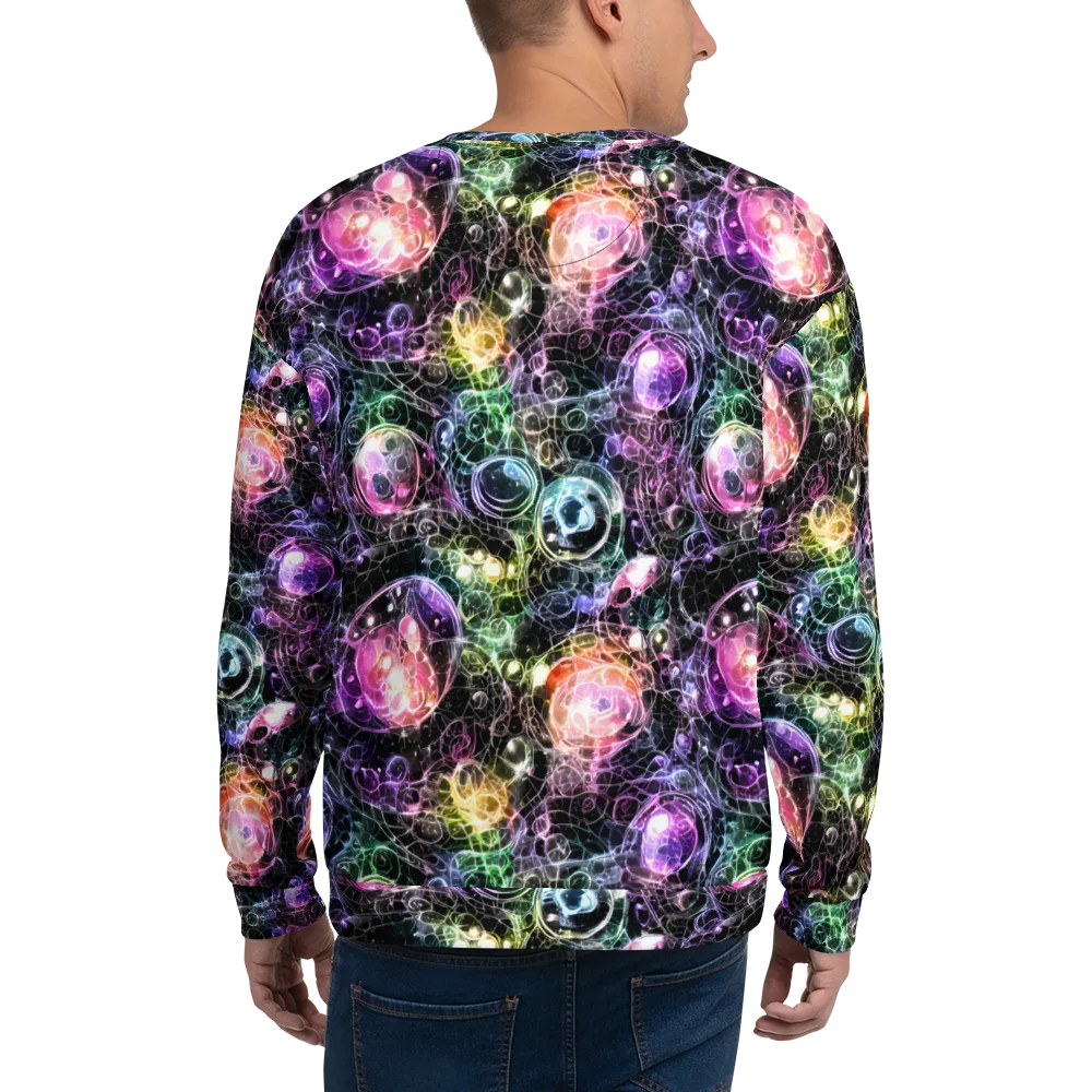 Cosmic Glass on Sweatshirt — Back