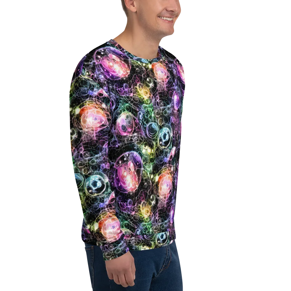 Cosmic Glass on Sweatshirt — Right Front