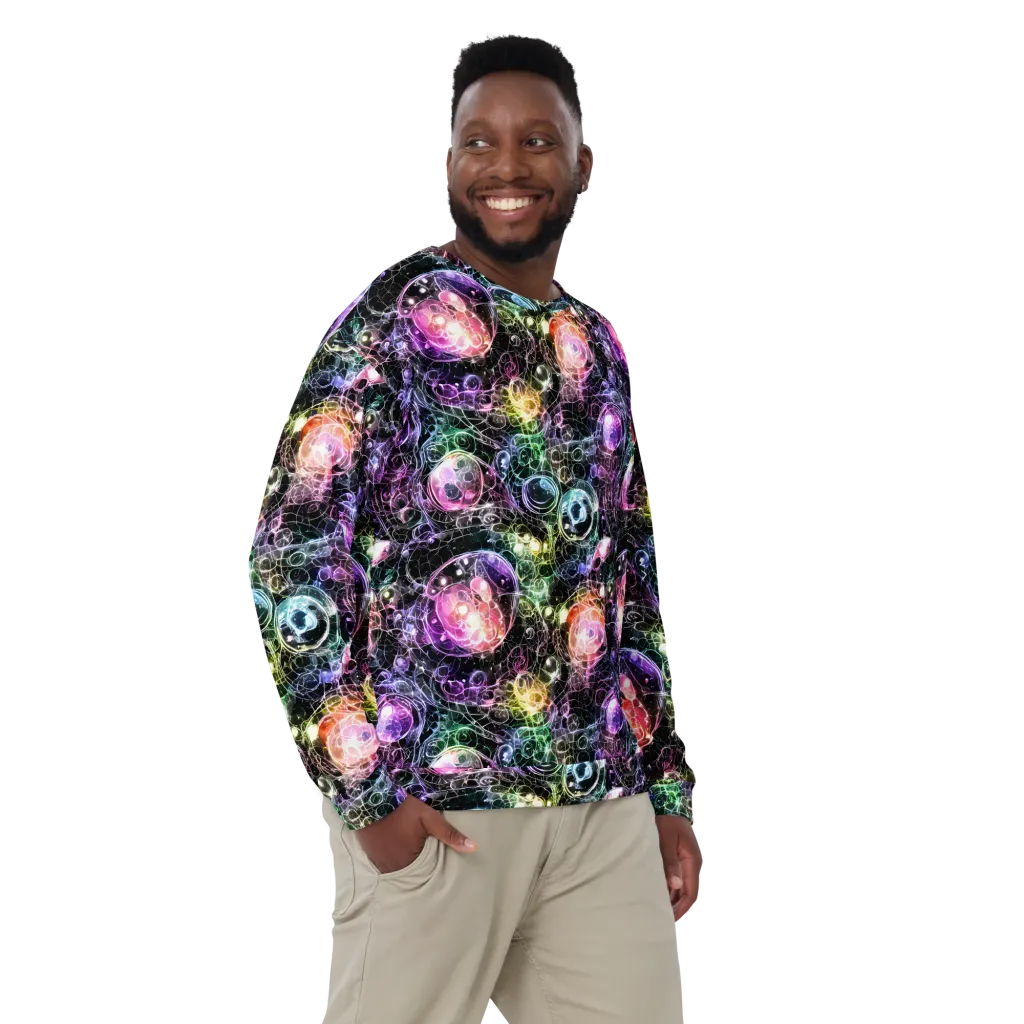 Cosmic Glass on Sweatshirt — Front