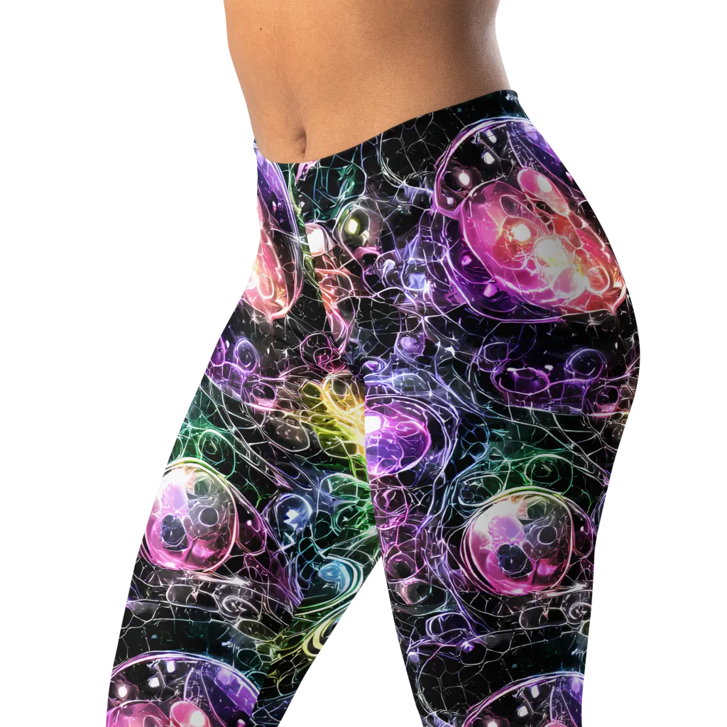 Cosmic Glass on Leggings — Left Front