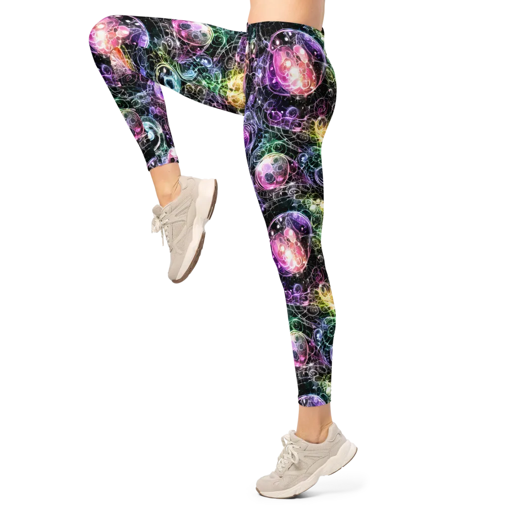 Cosmic Glass on Leggings — Left