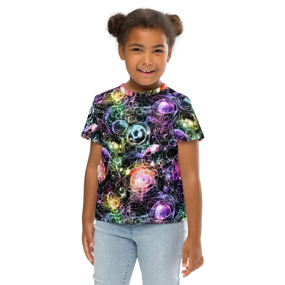 Cosmic Glass on Kids Crew Neck T-Shirt — Front