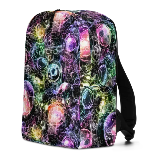 Cosmic Glass on a Minimalist Backpack