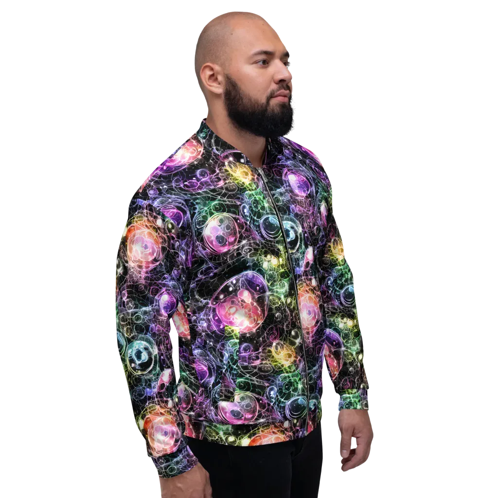 Cosmic Glass on Bomber Jacket — Right
